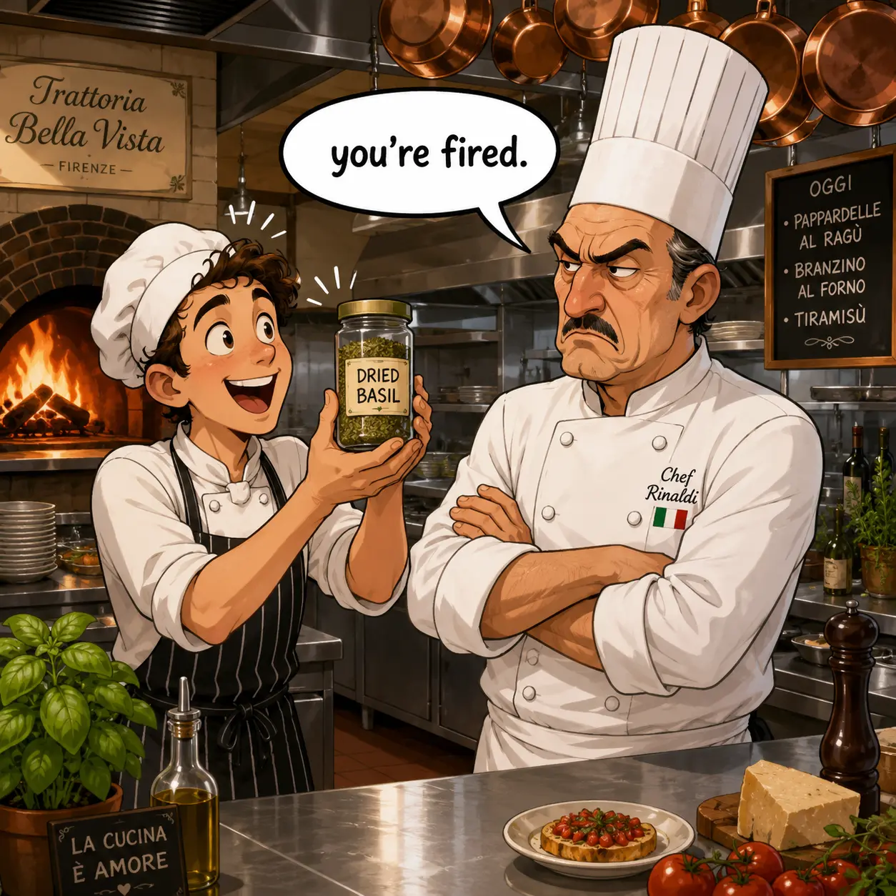Dried basil bad