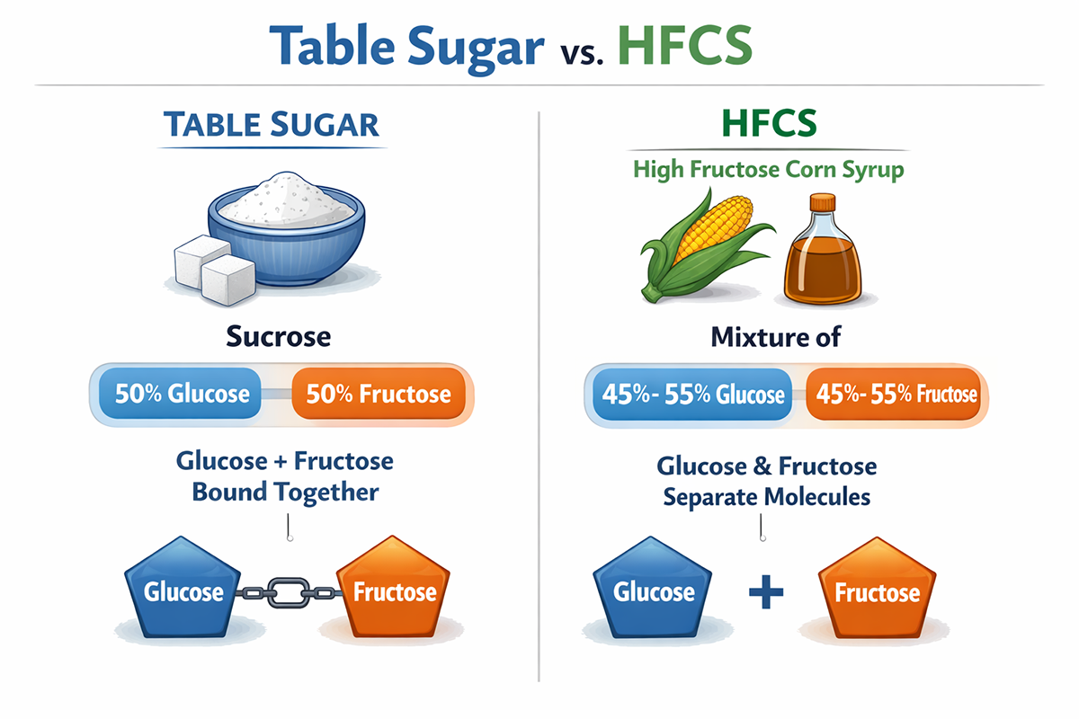 HFCS vs sugar