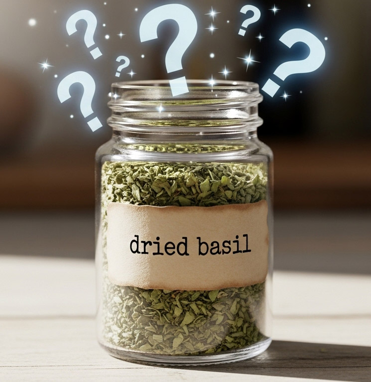 dried basil