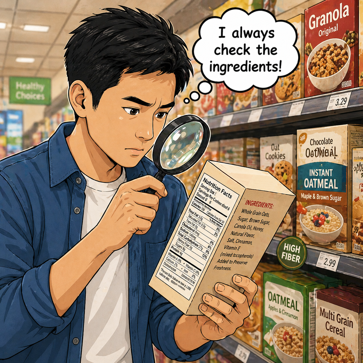 Man_Checking_Ingredients