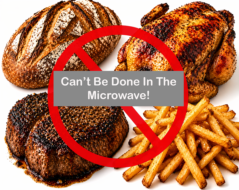 Foods not to make in microwave