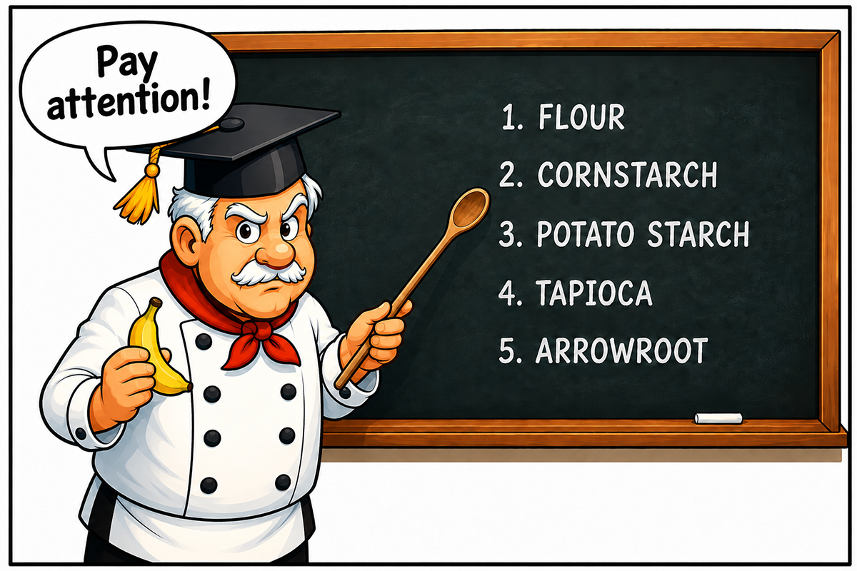 Chef teaching about thickeners